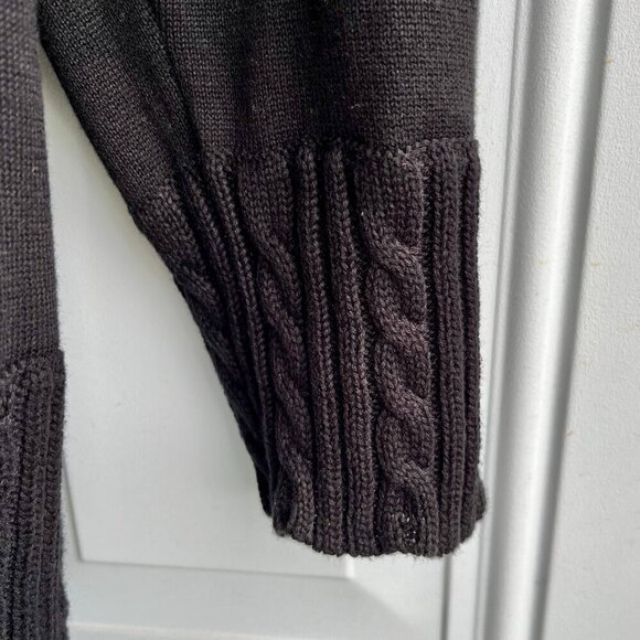 Denim & Co. Long Sleeve Turtleneck Sweater w/ Cable Detail - Picture 3 of 7